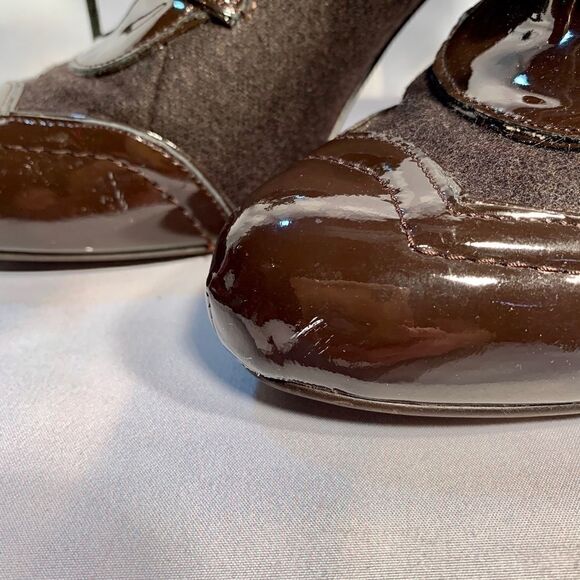 CLASSY BROWN CIRCA JOAN & DAVID LUXE TIE UP 6.5 - Picture 5 of 7